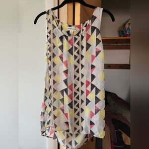 Tribal Jean's Sleeveless shear shirt - size xs